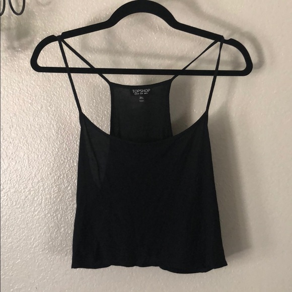 Topshop Tops - Topshop razor back crop top size 8